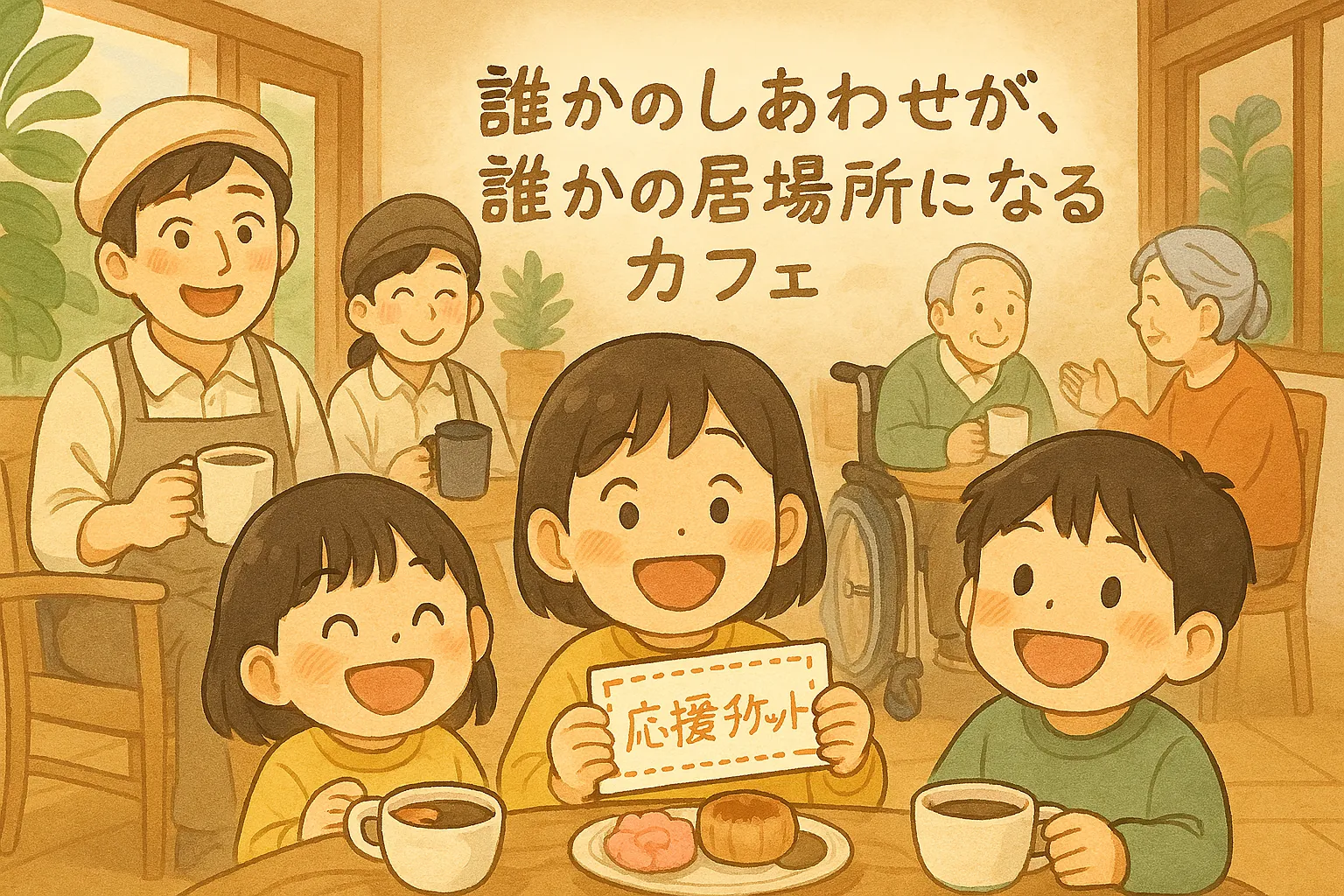 「やさしさが循環するカフェ」クラウドファンディングのお知らせ 🌱